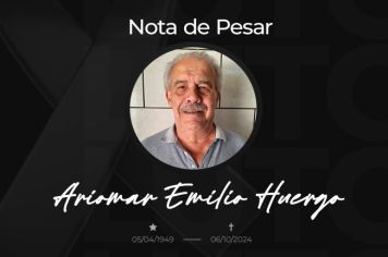 Nota de pesar: Nos despedimos de Ariomar Emilio Huergo