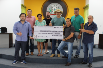 Câmara Municipal devolve mais de 1,6 milhões ao Executivo Municipal